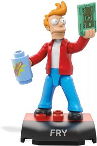 Figura de Fry de Mattel Mega Construx de Futurama - Mu帽ecos de Futurama - Figuras de acci贸n de Futurama