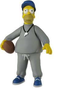 Figura de Homer Simpson Entrenador de NECA - Muñecos de los Simpsons - Figuras de acción de los Simpsons