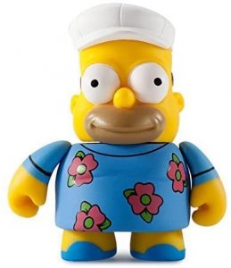 Figura de Homer Simpson de Kidrobot - Mu帽ecos de Homer Simpson de los Simpsons - Figuras de acci贸n de los Simpsons