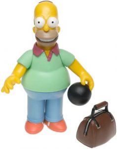 Figura de Homer Simpson de PlayMates - Mu帽ecos de Homer Simpson de los Simpsons - Figuras de acci贸n de los Simpsons
