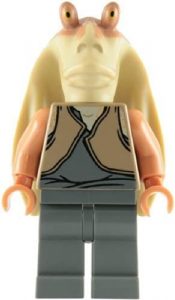 Figura de Jar Jar Binks de Star Wars de LEGO 2 - Figuras de acci贸n y mu帽ecos de Jar Jar Binks de Star Wars