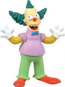 Figura de Krusty el Payaso de Winning Moves - Mu帽ecos de los Simpsons - Figuras de acci贸n de los Simpsons