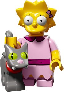 Figura de Lisa Simpson de LEGO - Mu帽ecos de Lisa Simpson de los Simpsons - Figuras de acci贸n de los Simpsons