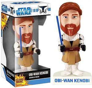 Figura de Obi-Wan Kenobi de Star Wars de Bobble Head - Figuras de acci贸n y mu帽ecos de Obi Wan Kenobi de Star Wars