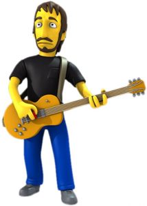 Figura de Pete Townshend de NECA - Muñecos de los Simpsons - Figuras de acción de los Simpsons