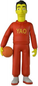 Figura de Yao Ming de NECA - Mu帽ecos de los Simpsons - Figuras de acci贸n de los Simpsons