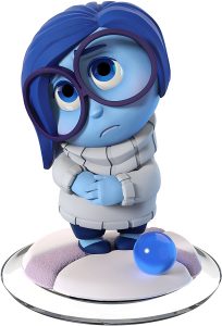 Figura y muñeco de Tristeza de Inside Out de Disney Infinity - Figuras coleccionables, juguetes y muñecos de Inside Out - Del Revés - Muñecos de Disney Pixar