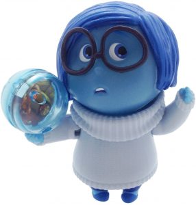 Figura y muñeco de Tristeza de Inside Out de Tomy - Figuras coleccionables, juguetes y muñecos de Inside Out - Del Revés - Muñecos de Disney Pixar