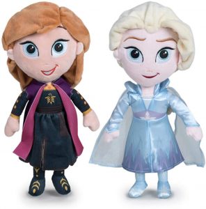 Peluche de Elsa y Anna de Frozen - Peluches, juguetes y mu帽ecos de Frozen - Mu帽ecos de Disney de Frozen