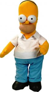 Peluche de Homer Simpson de los Simpsons 2 - Mu帽ecos de Homer Simpson de los Simpsons - Peluches de los Simpsons