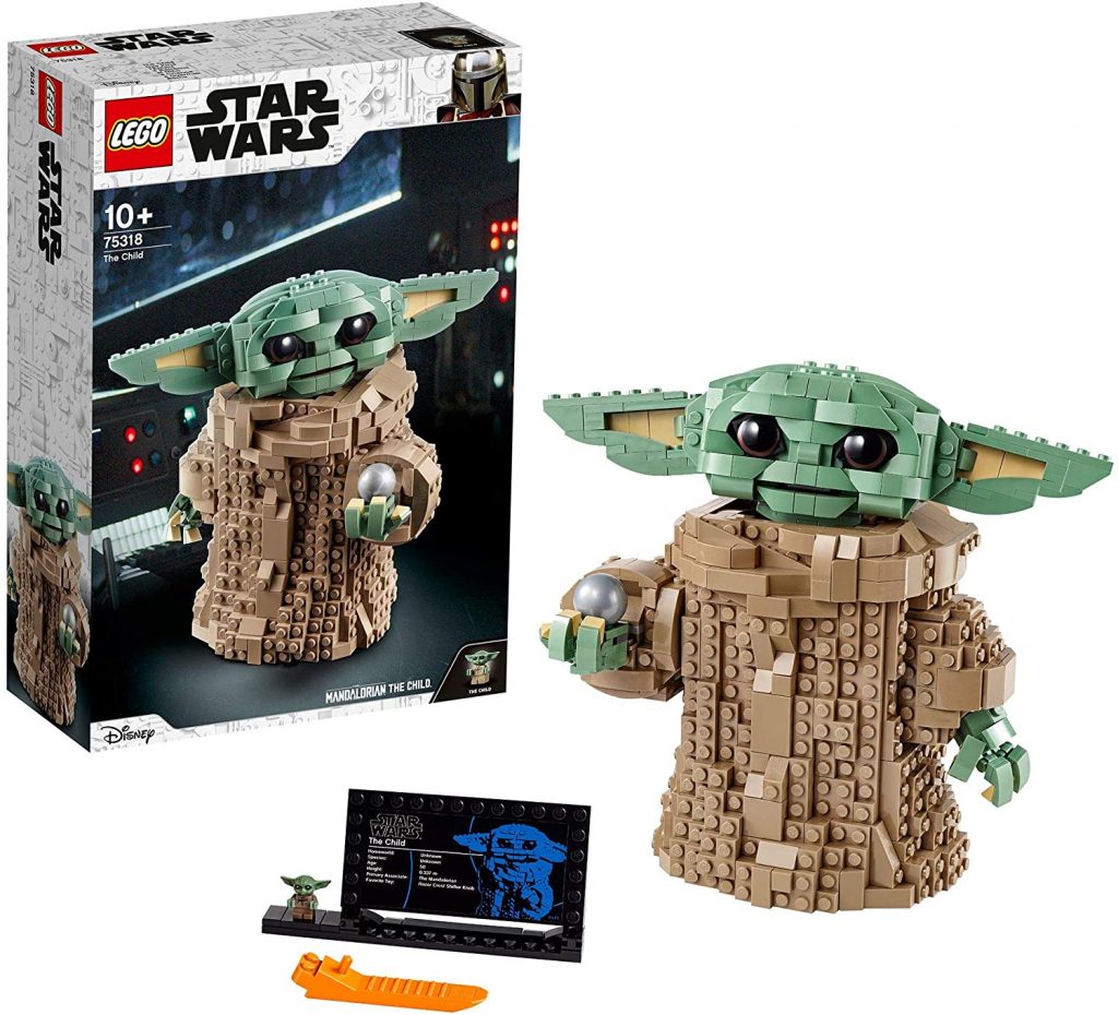 Juguetes de LEGO de Baby Yoda y Yoda Figuras de colección