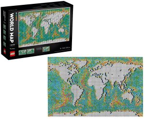 Lego Art Del Mapa Del Mundo 31203