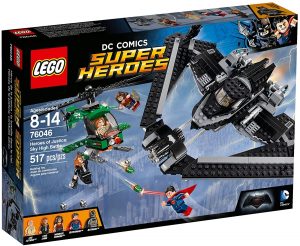 Sets de LEGO del Batwing - Juguete de construcción de LEGO de Batman de DC del Batwing 76046 del Batwing de Combate Aéreo de la Liga de la Justicia