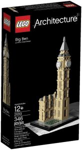 Sets de LEGO del Big Ben - Juguete de construcción de LEGO Architecture del Big Ben 21013