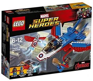Sets de LEGO del Capitán América - Juguete de construcción de LEGO del Capitán América 76076 Jet del Capitán América