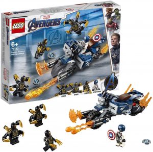 Sets de LEGO del Capitán América - Juguete de construcción de LEGO del Capitán América, Ataque de los Outriders 76123