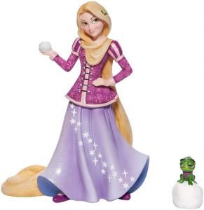 Figura de Rapunzel y Pascal Navidad de Enredados de Disney Enesco - Muñecos de Disney