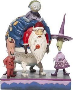 Figura de Santa de Enesco de Pesadilla antes de Navidad - Mu帽ecos de Disney de Nightmare Before Christmas