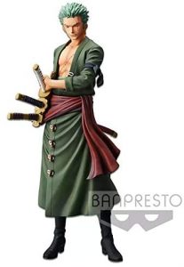 Figura de Roronoa Zoro de One Piece de Banpresto - Muñecos de Zoro de One Piece - Figuras coleccionables del anime de One Piece