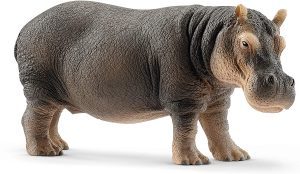 Figura de Hipopótamo de Schleich - Los mejores muñecos de hipopótamos - Figuras de Hipopótamo de animales