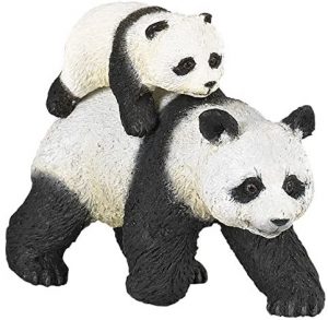 Figura de Oso Panda y cría de Papo - Los mejores muñecos de osos panda - Figuras de oso panda de animales