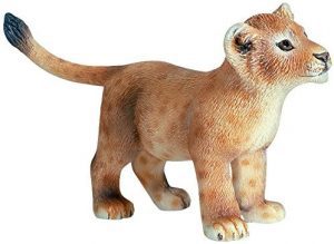 Figura de cachorro de león de Schleich 2 - Los mejores muñecos de leones - Figuras de león de animales