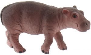 Figura de cría de Hipopótamo de Bullyland - Los mejores muñecos de hipopótamos - Figuras de Hipopótamo de animales