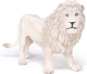 Figura de león blanco de Papo Los mejores muñecos de leones - Figuras de león de animales