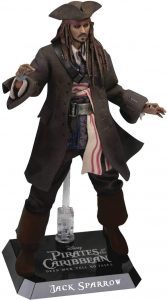 Figura de Jack Sparrow de Beast Kingdom - Los mejores muñecos de Piratas del Caribe - Figuras de Piratas del Caribe de películas