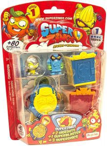 Set de sobres de SuperZings de 3 unidades de Serie 1 y 1 super-raro - Los mejores muñecos y figuras de SuperThings - SuperZings - Muñeco de SuperZings