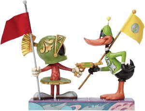 Figura de El Pato Lucas y Marvin de Jim Shore - Las mejores figuras de los Looney Tunes