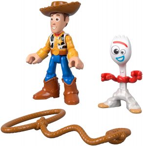 Figura de Forky y Woody de Toy Story 4 de Imaginext - Los mejores muÃ±ecos y figuras de Toy Story 4