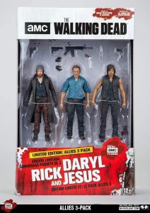 Figura de Rick Grimes Daryl y Jesus de The Walking Dead Comic de McFarlane Toys - Los mejores mu帽ecos y figuras de The Walking Dead
