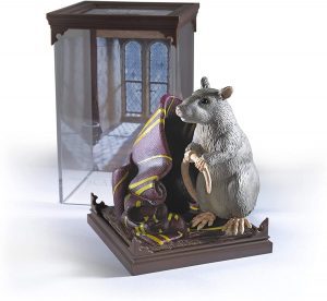 Figura de Scabbers de The Noble Collection - Los mejores muÃ±ecos y figuras de criaturas mÃ¡gicas de Harry Potter