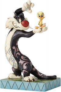 Figura de Silvestre y Piol铆n de Jim Shore - Las mejores figuras de los Looney Tunes