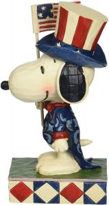 Figura de Snoopy USA de Enesco - Los mejores mu帽ecos y figuras de Snoopy de Charlie Brown