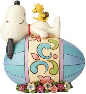 Figura de Snoopy y Woodstock Egg de Enesco - Los mejores mu帽ecos y figuras de Snoopy de Charlie Brown