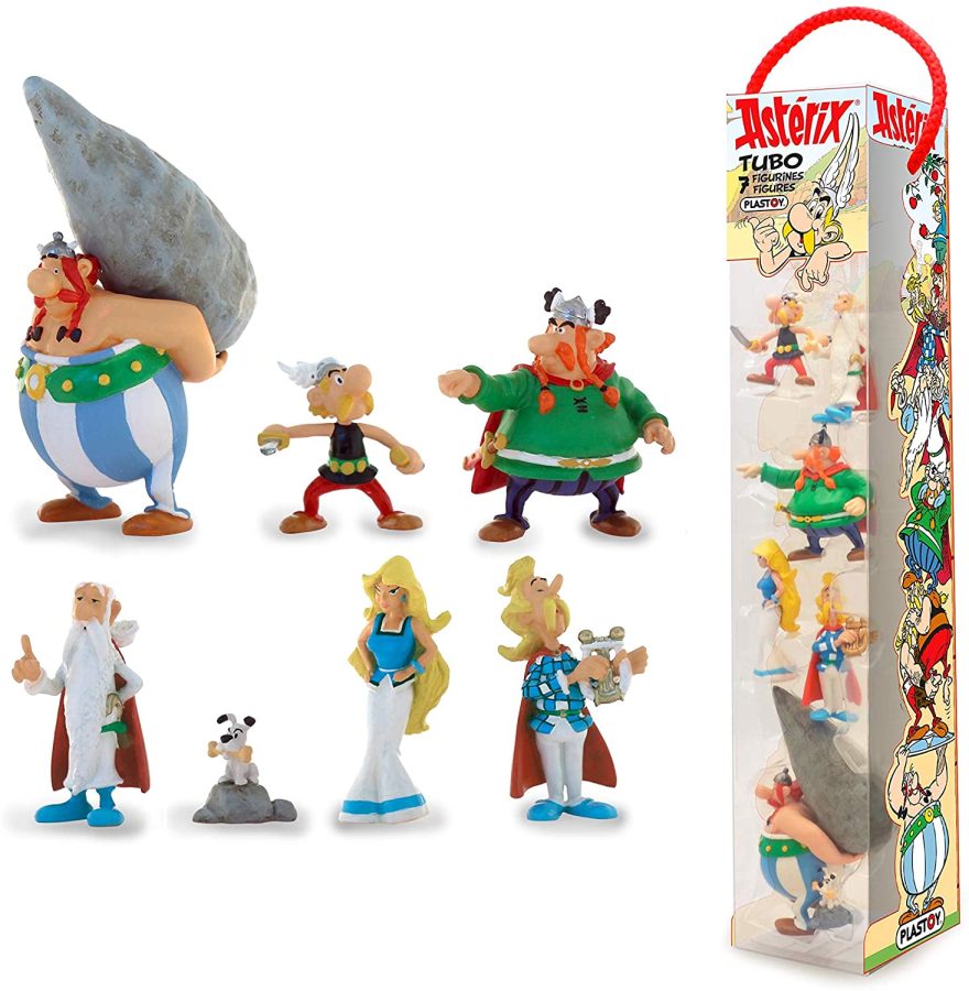 Figura De Obélix Sujetándose El Pantalón – PVC De 9 Cm, Personaje De Astérix El Galo