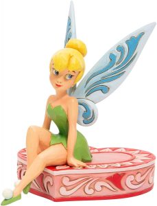 Figura de Campanilla corazón de Enesco de Disney Traditions - Las mejores figuras de Tinker Bell mpanilla de Peter Pan