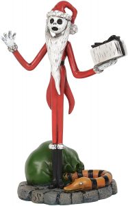Figura de Jack Skellington Papá Noel de Pesadilla antes de Navidad de Enesco - Las mejores figuras de Jack Skellington