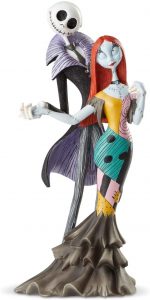 Figura de Jack Skellington y Sally de Pesadilla antes de Navidad de Disney Traditions - Las mejores figuras de Jack Skellington
