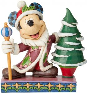 Figura de Mickey Mouse Navidad de Disney Traditions - Las mejores figuras de Mickey Mouse