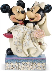 Figura de Mickey Mouse y Minnie Mouse boda de Disney Traditions - Las mejores figuras de Mickey Mouse