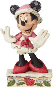 Figura de Minnie Mouse de Navidad de Disney Traditions - Las mejores figuras de Minnie Mouse