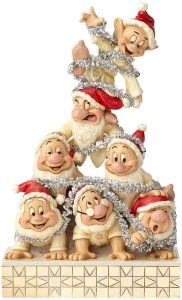 Figura de los enanitos de Disney Traditions de Navidad de Blancanieves - Las mejores figuras de Gru帽贸n de Blancanieves y los 7 enanitos