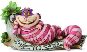 Figura del gato Cheshire de Disney Traditions Enesco - Las mejores figuras del gato Cheshire de Alicia en el país de las Maravillas
