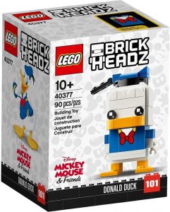 Figura del pato Donald de LEGO Brickhead - Las mejores figuras del pato Donald
