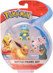 Set de Pokemon Battle de Jigglypuff, Munchlax y Flareon - Los mejores sets de Pokemon Battle