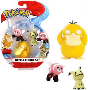 Set de Pokemon Battle de Psyduck, Mimikyu y Stufful - Los mejores sets de Pokemon Battle
