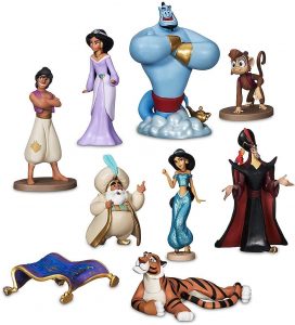 Set de figuras de personajes de AladdÃ­n de Disney - Las mejores figuras de Jasmine de Aladdin